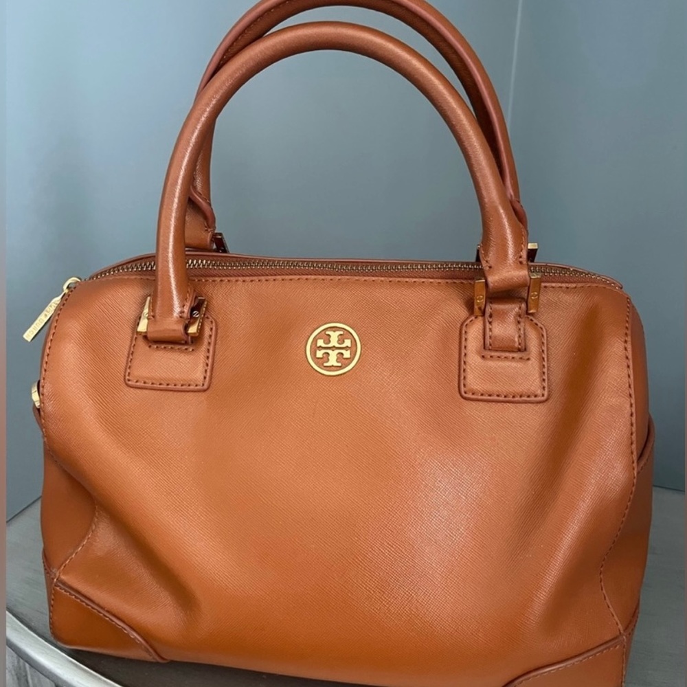 COPY - Tory Burch Cognac leather cross body speedy